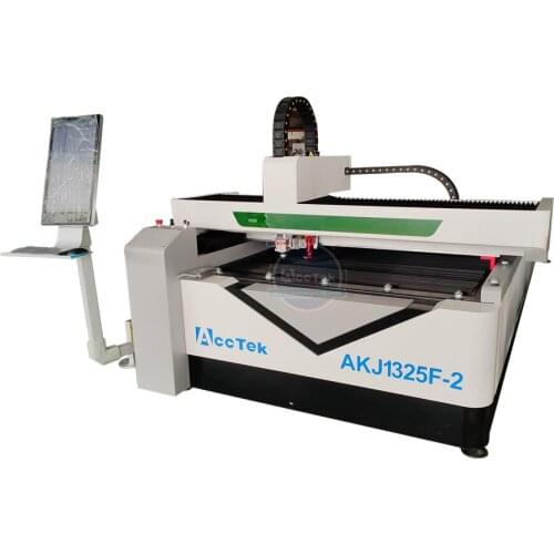 500w 1000W fiber laser 1300*2500mm working area combined 150W co2 laser cutting machine