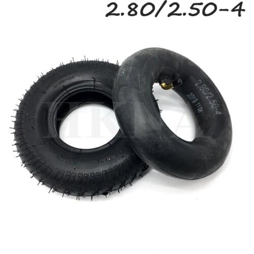 2.80/2.50-4 Tyre Accessories 2.80/2.50*4 Inner Outer Tires Fits Electric Scooters, Tricycles, Mini Electric Vehicles