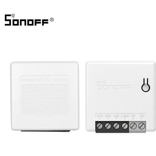 Sonoff Mini DIY Two Way Wifi Switch 220V/Module/Light Timer Smart Switch wireless Remote Control Work with Alexa Google Home