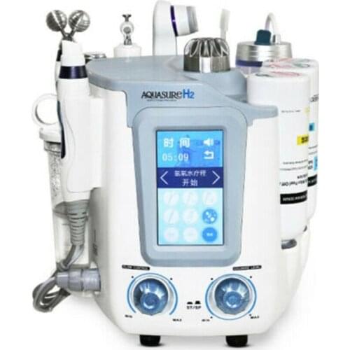 CE Korea 6 In 1 Hydrafacial Aquasure H2 BIO Ultrasonic RF Microderma Peeling Water Oxygen Facial Beauty Machine Skin Tightening