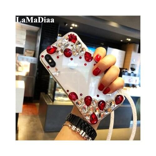 Luxury Phone Cases Bling Crystal Diamond Case For IPhone 11 12 Pro MAX X XR XS MAX 6 6S Plus 7 8 Plus Rhinestone Butterfly Cover