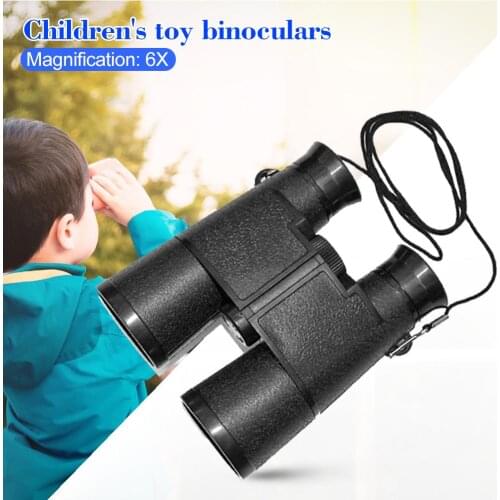 Children Kids Magnification Toy Binocular Telescope 6X Magnification HD Lens Meaningful Non-toxicity Outdoor Games Gift