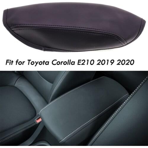 EIDRAN Microfiber Leather Armrest Center Console Cover For Toyota Corolla E210 2019 2020