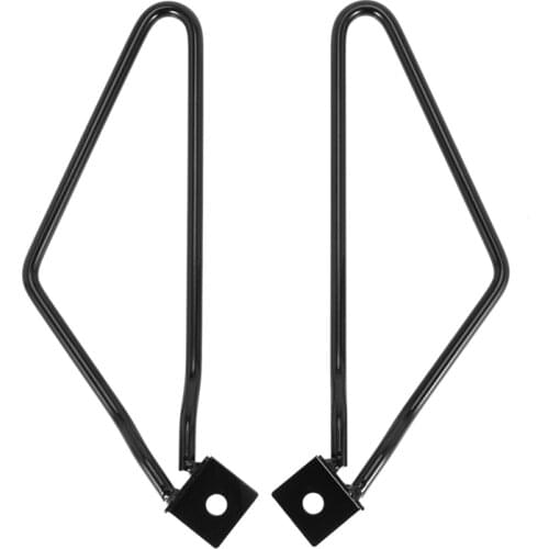 Motorcycle Saddlebags Saddle Bags Brackets Support For -Davidson Sportster 883 Iron XL883N Dyna Bob Fxdf Softail V-Rod Caf