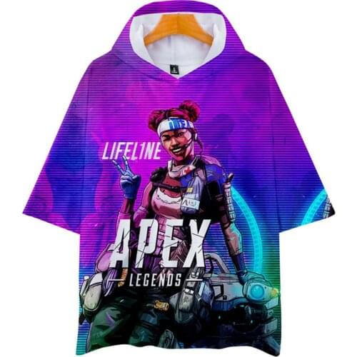 Apex Legends 3D Printed Hooded T-shirts Women/Men Summer Short Sleeve Tshirts Hot Sale Casual Streetwear Tee Shirt Brand Clothes