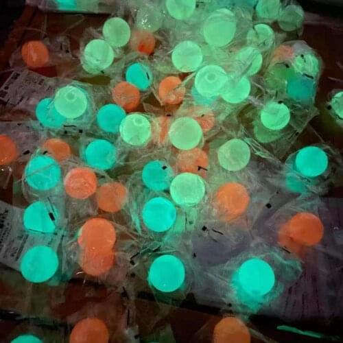 Sticky Ball Glow In Dark Toys For Small Dogs Reflective Luminous Sticky Ball Glow In Dark Fluorescent Target Decompression