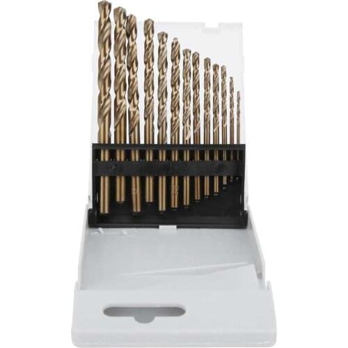 13Pcs M 35 Twist Drill Bit Set Cobalt‑Containing Multifunction Woodworking Drill Tool 1.5‑6.5mm drill bit