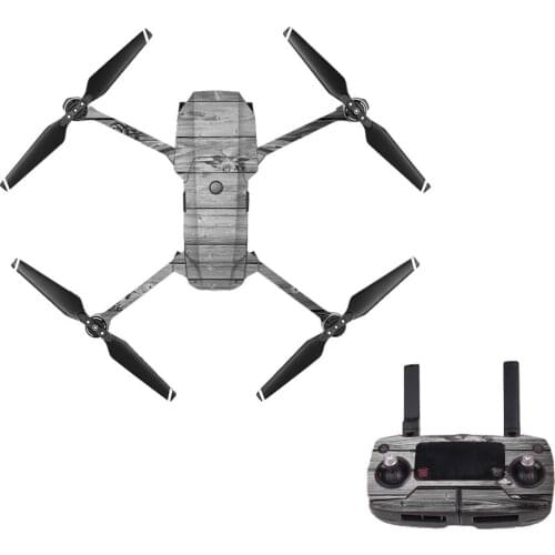Retro Style 10 Decal Skin Sticker For DJI Mavic Pro Drone + Remote Controller + 3 Batteries Protection Film Cover