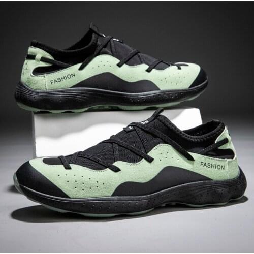 New Men Fashion Casual Shoes Lightweight Breathable Sneakers Trend Outdoor Lace-up Shoes Comfortable Fashion Sneakers For Men