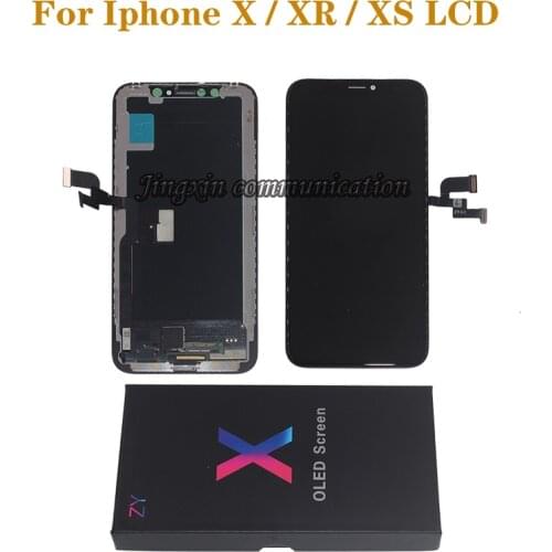NEW LCD For iPhone X XS XR Flexible Rigid Hard OLED LCD For iPhone X XS GX AMOLED Display Soft With 3D Touch Repair kit
