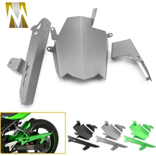 Motor Rear Fender MudSplash Guard Fairing For Kawasaki Ninja 250 400 Ninja250 Ninja400 Z400 2018 2019 2020 Chain Cover Mudguard