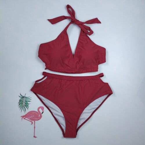 Sexy Bikini Set Women Solid Bandage Bikinis Swimwear Summer New Swimsuit Bathing Suit Female Beachwear Biquini