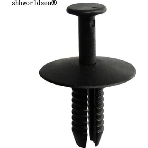 Shhworldsea auto clip door trim panel retainer for push type retainer for BMW series fits into 6.3mm hole 51-11-8-174-185