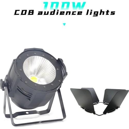 LED Par COB Light 100W High Power Aluminium DJ DMX Led Beam Wash Strobe Effect Stage Lighting,Cool White and Warm White