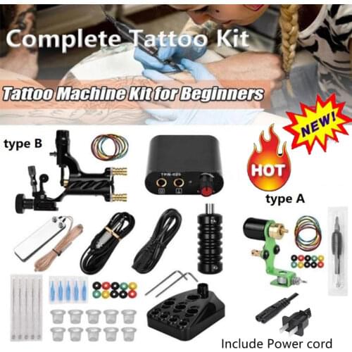 2 Styles Tattoo Machine Tattoo Kits Dragonfly Tattoo Machines Body Art Set