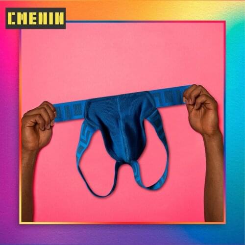 Sissy Cotton Comfortable Gay Sexy Men Underwear Jockstrap Panties Tanga Mens Thong And G String Man Underpants Lingerie BS3126