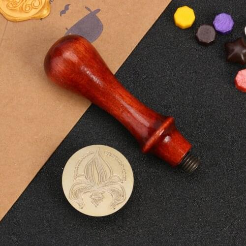 Vintage Plant Sealing Wax Stamp Head DIY Hobby Tools Dedicated Copper Head