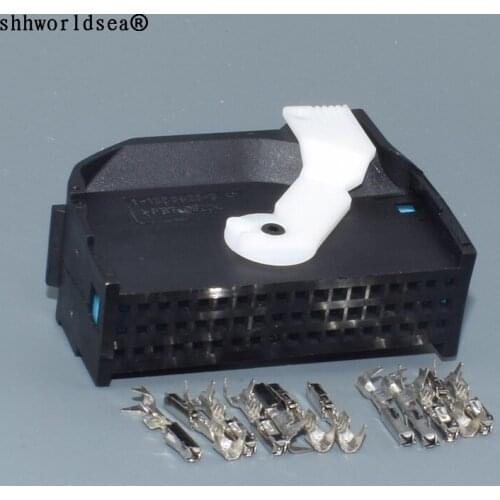 Worldgolden 54 Pin 4E0 972 144 Automotive Connector With Terminal 4E0972144 ECU For Volkswagen Audi BMW Bluetooth Plug A6 A4 A8