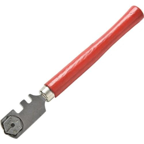 1pcs 130mm Professional Portable Diamond Tipped Glass Tile Cutter Window Craft For Hand Tool 6 Wheels For Hand Tool Glass Cuttin