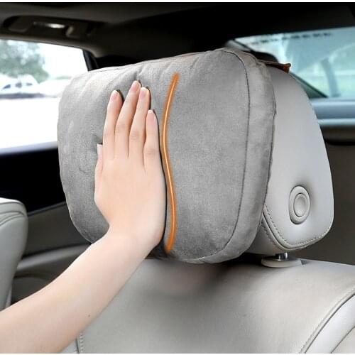 2Pcs Maybach New Design S Class Car Neck Seat Soft Cushion Headrest Covers Universal All Car For Mercedes-Benz Bmw Dropshipping