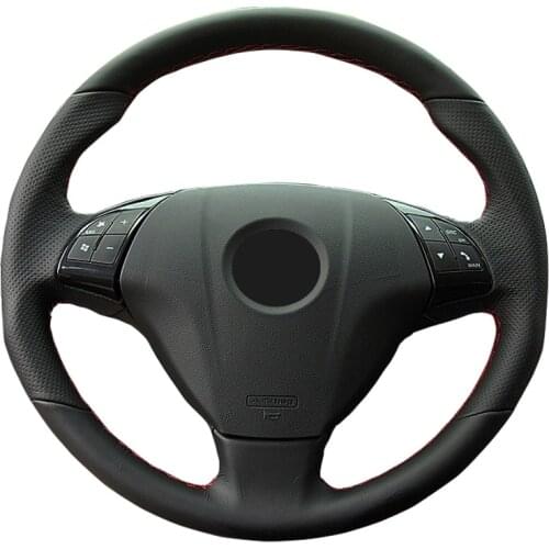 Car Steering Wheel Cover For Fiat Bravo Doblo Opel Combo Grande Punto Linea Qubo For Vauxhall Steering Wrap Microfiber Leather