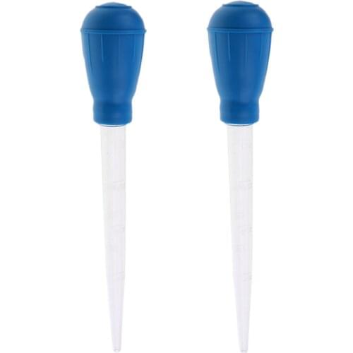 2pcs Pipe Tube Aquarium Clean Tool Pipette Fish Tank Cleaner Siphon Water Changer