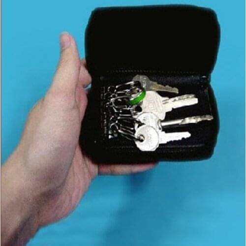 Ring To Wallet / Ring Flight (Flying Ring) Vanishing Magic Tricks Close Up Illusion Magica Key Bag Gimmick Props Mentalism Fun