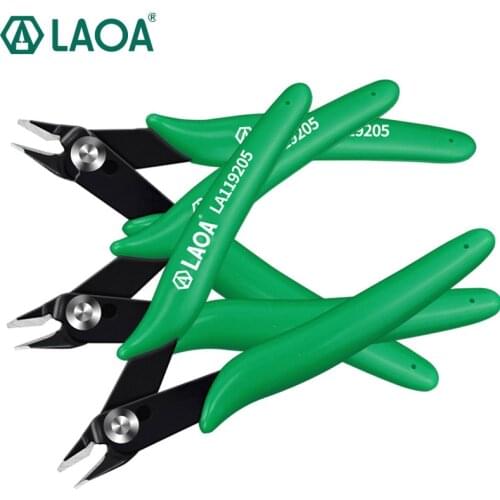 LAOA High Quality Diagonal Pliers Electronic Shears 5 Inch SK5 Electric Scissors Plastic Pliers Electrician Tools