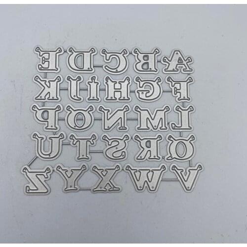 Metal Cutting Dies numerals and letters Stencils for DIY Scrapbooking/photo Album stamps Decorative Embossing DIY Paper