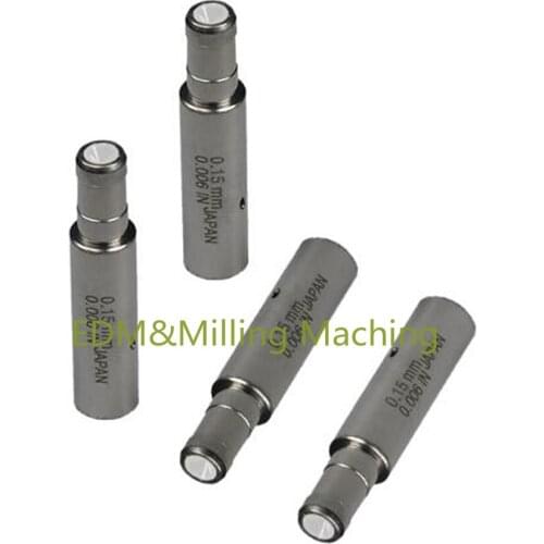 2pcs Drilling EDM Machine Guide Z140D 0.6mm Tube Guide OD8x30mmL White Ceramic Guide Drill Guide Diamond Nozzle