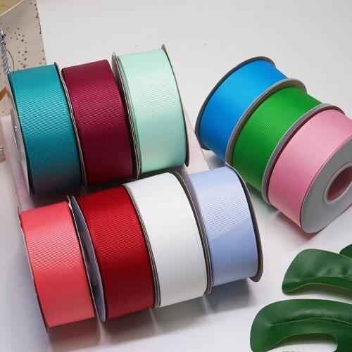 Cheap big sale 38 mm solid colors grosgrain ribbon