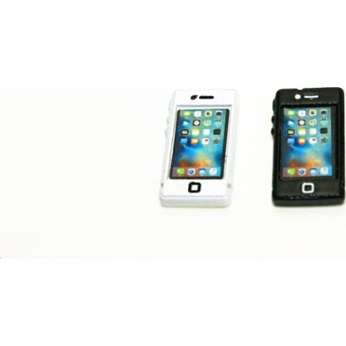 2018 New 1:12 Scale Mini Phone Doll House Miniature Toy Doll Food Kitchen Living Room Accessories