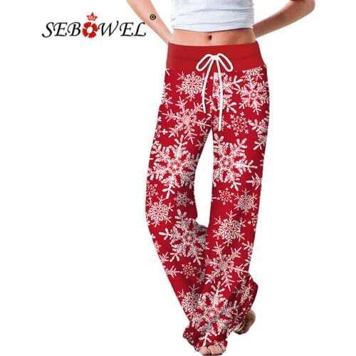 SEBOWEL Women's Plaid Trousers