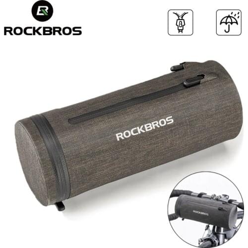 ROCKBROS Waterproof Bike Bag Front Multi-purpose Large Capacity Backpack Cycling Tube Bag Bicycle Bag MTB Road Handlebar Pannier