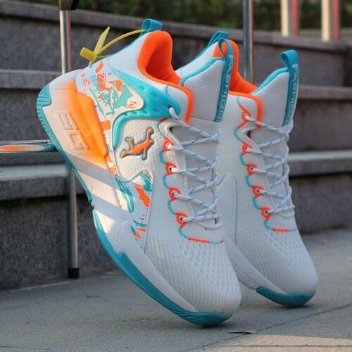 High-top Basketball Shoes Mens Cushioning Professional Basketball Sneakers Men Zapatos Hombre Breathable Outdoor Sports Shoes