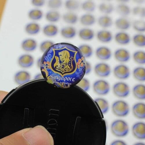 Customized Epoxy sticker for logo