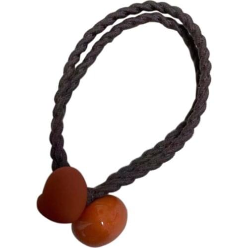 High Quallity Heart Decor Hair Band Hair Rope Hair Rings Women Girls Gifts on sale