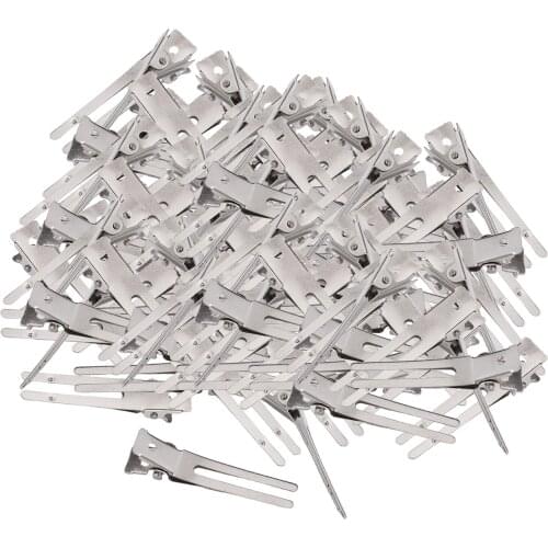 100x Hair Clips for Styling Sectioning Non- Alligator Hairpins Barrettes