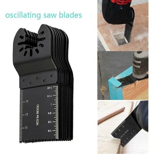 1pcs 34mm Universal HCS Oscillating Multi Tool Saw Blades for Metal Wood Cutting Multitool Woodworking Cutter Power Tools