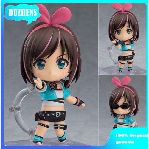 100% Original: invented Anime figure Kizuna AI 1116 Q version figma PVC Action Figure Anime Figure Model Toys Figure Doll Gift