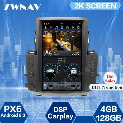 128GB Tesla Screen For Lexus LX570 2007 2008 2009 2010 2011-2015 Android 9.0 Car Multimedia Player BT GPS Navi Radio Stereo Unit