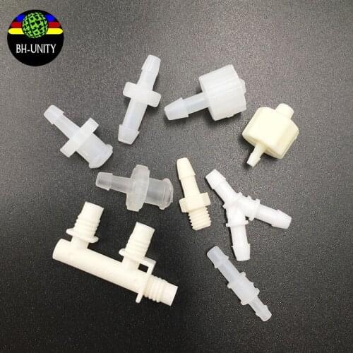 20pcs/ bag ink hose tube connector for all large format printers ink hose plug ink tube fitting