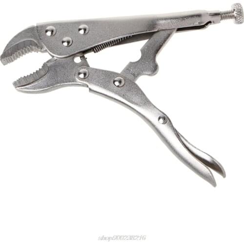 5 Inch Locking Pliers Ground Mouth Straight Jaw Lock Vise Grip Clamp Hand Tools JY10 21 Dropshipping