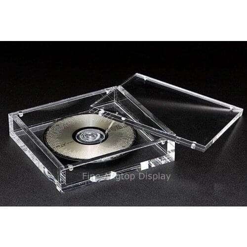 Acrylic Jewelry Display CD Storage Hair Accessories Box With Magnetic Lids