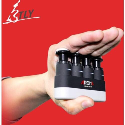 AROMA Guitar Finger Exerciser Training Device Piano Bass Practice Extend-O-Grip Strengthener Instruments Accessories 4 Colors