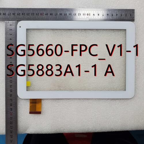 White touch screen P/N SG5660-FPC_V1-1 SG5883A1-1 A Capacitive touch screen panel repair and replacement parts