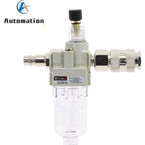 Free shipping Source Treatment Unit Pneumatic Lubricator 1/4" BSP AL2000-02 smc type water oil air lubricator