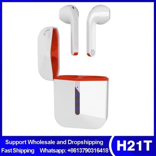H21T Wireless Earphone Bluetooth 5.1 Earphone TWS In-Ear Sport Running Headset Lossless Sound Quality With Mic Charging Case