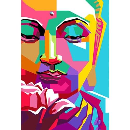 Buddha Religion DIY Embroidery Cross Stitch 11CT Kits Craft Needlework Set Cotton Thread Printed Canvas Dropshipping Wholesale