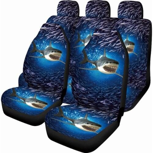 Car Seat Cover Underwater World Cool Shark Automotive Interior Car Seat Organizer Universal Fit for Most Car,Truck,SUV Van